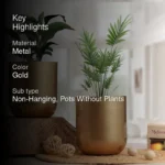 Goldo Glamour Planter - Set Of Two - Image 3